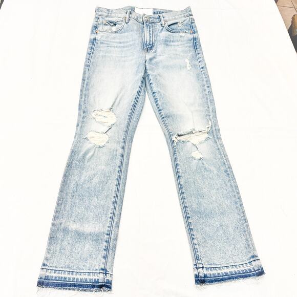 Mother Superior The Rascal Ankle Undone Vacation Temptation Denim Jeans Size 26 - Picture 2 of 9